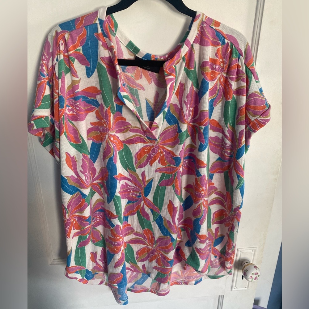 Sz 18/20 Lane Bryant Vneck Top